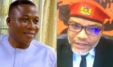 Sunday Igboho, Nnamdi Kanu's Wanna Be From South West Questions The Unity Of Nigeria