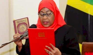 "I’ll Kneel Before My Husband; He Is The Head Of My Family, It's For Love & Affection" – Samia Tanzanian President