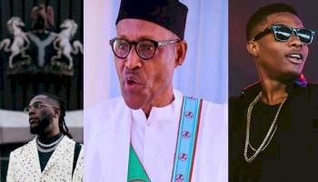 PRESIDENT BUHARI CONGRATULATES NIGERIAN AFROBEATS STARS BURNA BOY, WIZKID