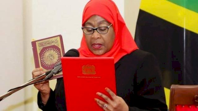 "I’ll Kneel Before My Husband; He Is The Head Of My Family, It's For Love & Affection" – Samia Tanzanian President