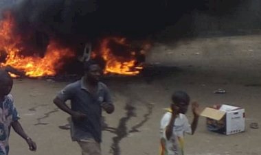 Police Headquarters On Fire, Prisoners Released As Gunmen Stage Multiple Attacks In Imo