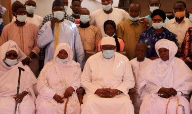 Gambia:President Barrow pays condolences to the families of IGP Jobe and Grand Khalifa of Basori