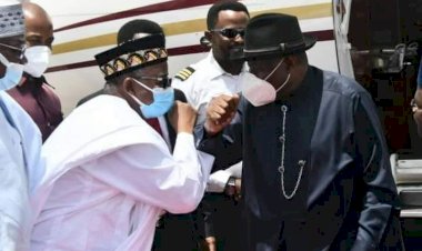 Former president Goodluck Ebele Jonathan was in Bauchi on Tuesday 6th April, 2021