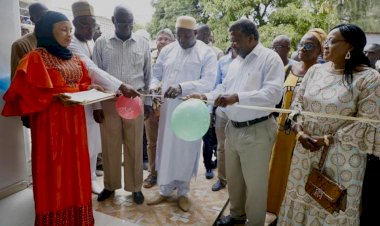 President Barrow Commissions Gynaecological Centre at Edward Francis Small Teaching Hospital