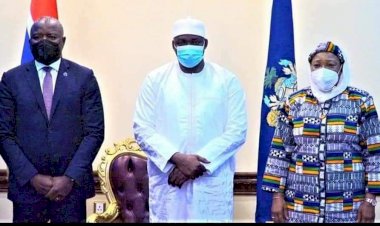 President Barrow receives CTBTO Executive Secretary