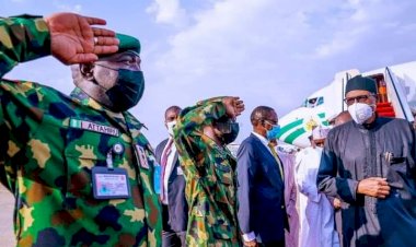 BREAKING: President Buhari Returns From UK