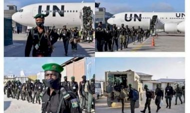 144 Nigerian police officers arrive in Somalia to boost security