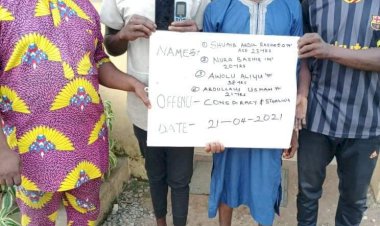 FOUR BURGLARS ARRESTED IN OGUN
