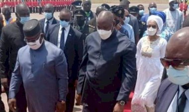 Gambia President Barrow Lands In Sierra Leone
