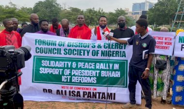 Pantami: Christian clerics hold peace, solidarity rally for Buhari administration
