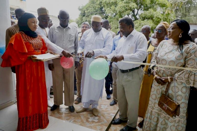 President Barrow Commissions Gynaecological Centre at Edward Francis Small Teaching Hospital 