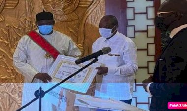 Guinea confers highest award on President Barrow