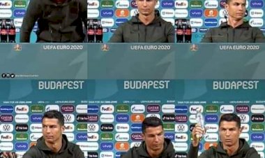 BREAKING: Cristiano Ronaldo's gesture costs Coca Cola four billion dollars