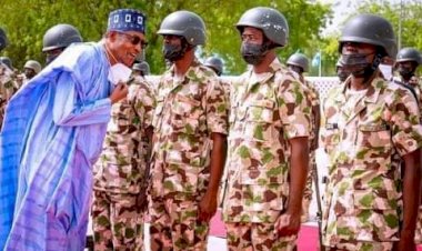 Buhari Approves Troops Rotation In Visit To Borno