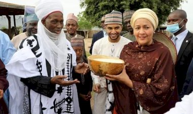 IMAGES: UN Deputy Secretary-General, Amina J Mohammed Pictured In Traditional Fulani Garb
