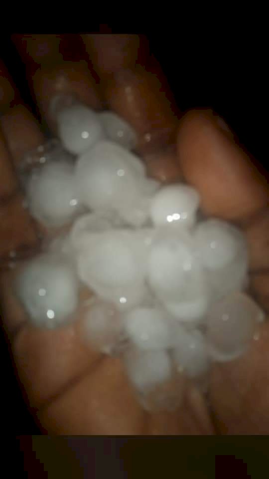 GAMBIA:HAILSTONES  IN URR FOLLOWING WEDNESDAY'S RAINFALL