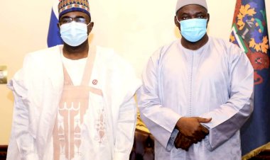 Gambian President Barrow Receives Marwa, Commends Nigeria’s drug War Campaign