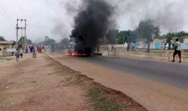 BREAKING: Again, Protesting Youths Shut Katsina Highway Over Bandit Attacks