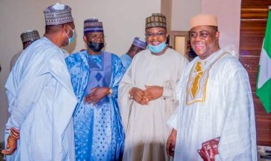 PHOTOS: Fani-Kayode Joins APC Governors For Buhari’s Son’s Wedding