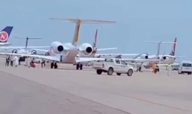 IN PICS: Private Jets Take Over Mallam Aminu Kano International Airport For Yusuf, Zahra’s Wedding