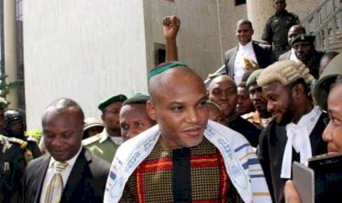 Breaking: Nnamdi Kanu Files N5bn Lawsuit Against FG, Demands Return To Britain