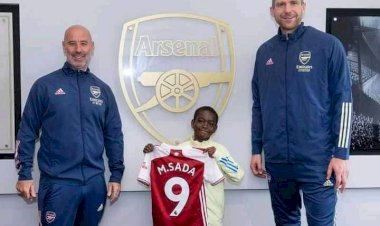 9-year-old boy from Northern Nigeria pens deal with Arsenal