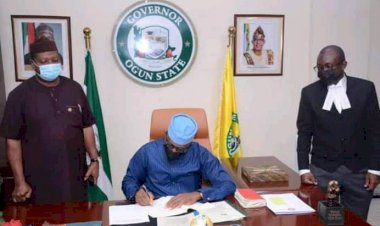 Gov Abiodun Signs Anti-open Grazing Bill Into Law In Ogun