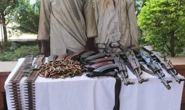 Police arrest suspects trying to smuggle guns to bandits