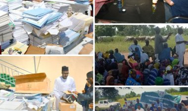 FUDECO: NCNE Visits, Donates 5000 Instructional Materials, Radio To Ardo Kaku Nomadic School In Adamawa