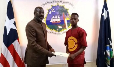 Liberian teen who returned $50,000 named integrity ambassador, placed on monthly salary