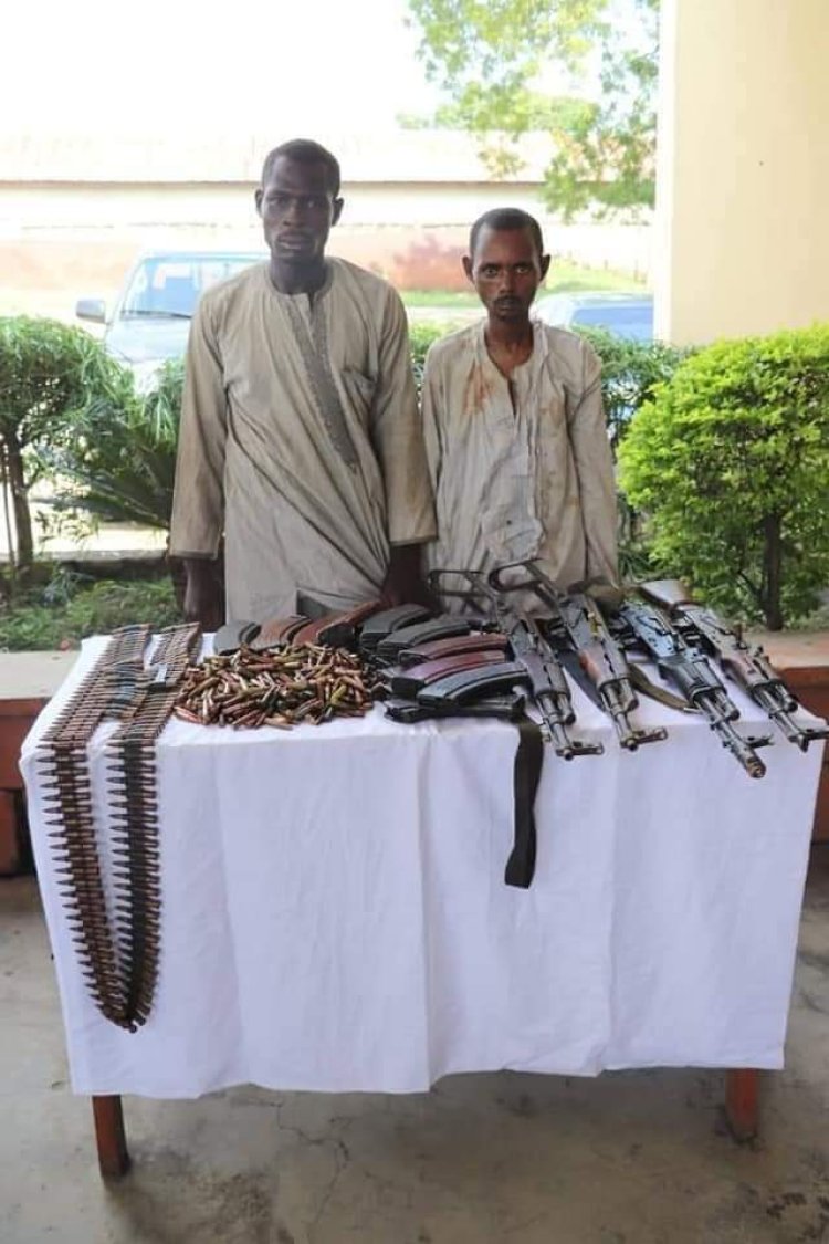 Police arrest suspects trying to smuggle guns to bandits