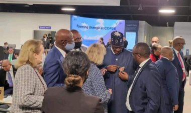 What I Told A Lady At #COP26 About Nigeria’s Armed Forces Emblem —Buhari