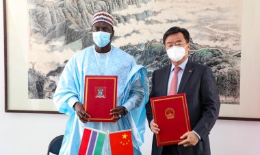 Gambia and China sign 1.2 billion dalasis cooperation agreemen