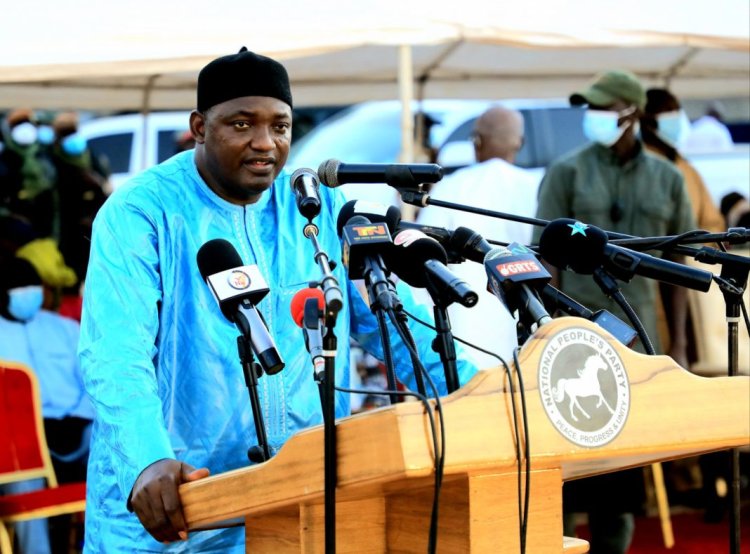 “Enter my boat to avoid getting drowned”: President Barrow tells citizens in Foni they should hop into his boat while there is time