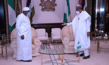 Another huge approval for President-elect Barrow as Nigeria’s Buhari congratulates him and vows Nigeria’s commitment to partnership between Nigeria and Gambia