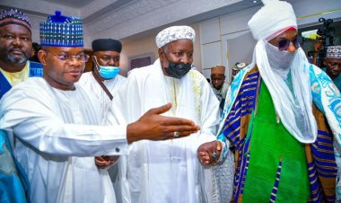 World Maulid: Yahaya Bello Receives Sanusi, Top Clerics In Kogi
