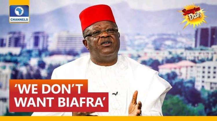 Umahi: Ebonyi Can Never Be Part Of Biafra… We’re Better In Nigeria