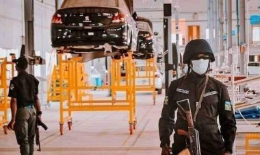 PHOTONEWS: Aliko Dangote’s Auto Company, Dangote Peugeot Automobile, Begins Assembly In Kaduna