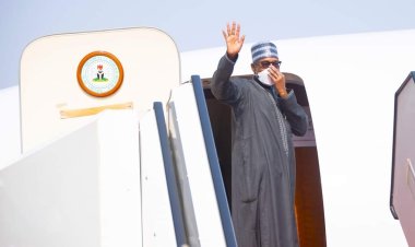 IN PIC'S: President Muhammadu Buhari departs for Brussels ahead of the EU African summit. Feb 15th 2022