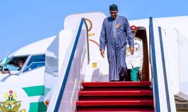 PMB Returns To Nigeria After Condolence Trip To UAE