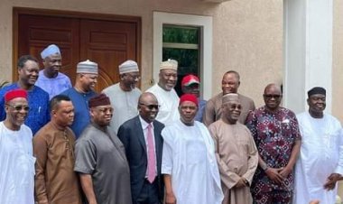 Former Vice President, Atiku Abubakar, visits Governor Wike in Abuja 