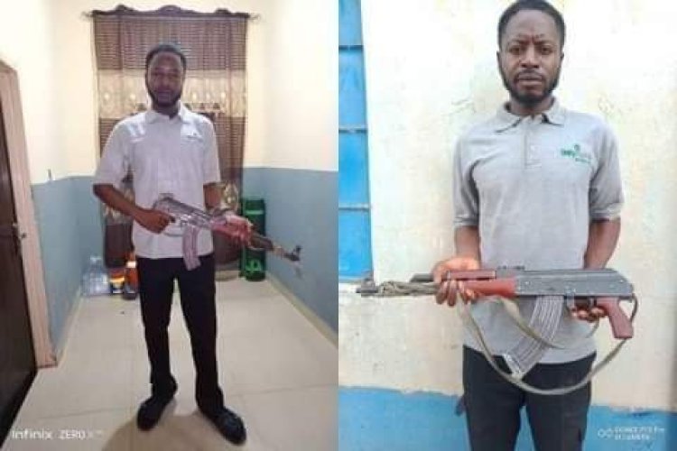 Kaduna Serving Councillor Arrested with AK-47, Ammunition.