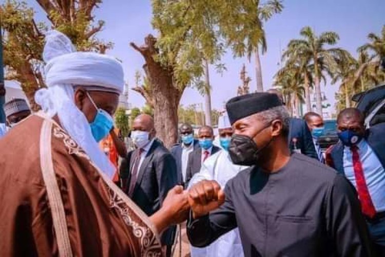 Osinbajo Visits Sultan, APC Stakeholders, Harps On Nigeria’s Unity