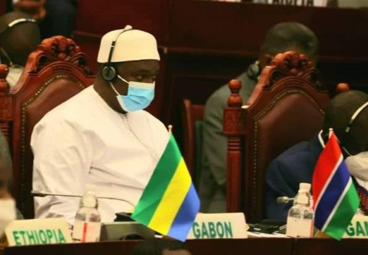 President Barrow Pledges $100,000 at AU Humanitarian Summit