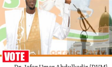 Dr Jafar Umar Abdulkadir (DVM) Can Do It More If voted,We don't have doubt on him.