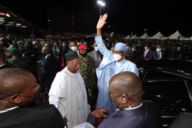 Buhari Leaves Venue Of APC Convention