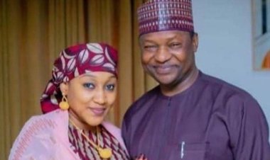 PHOTOS: Malami Poses With New Wife, Buhari’s Daughter
