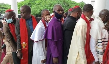 2023: Despite Criticism of Muslim-Muslim Ticket Bishops, Pastors Storm Venue of Unveiling of Shettima.