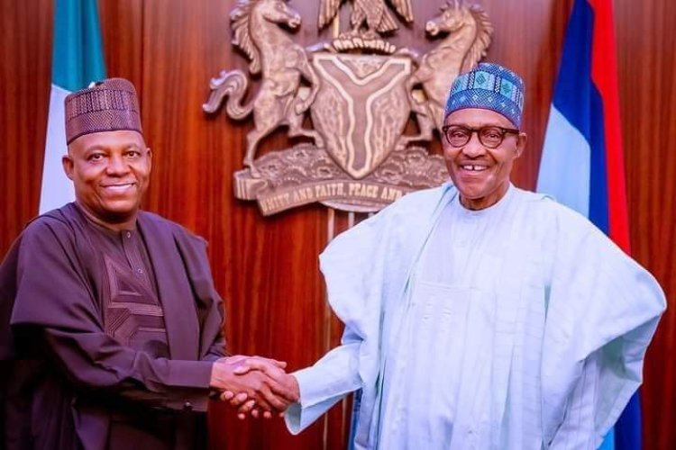 I Wish You The Best,’ Buhari Tells Shettima After Unveiling As APC VP Candidate