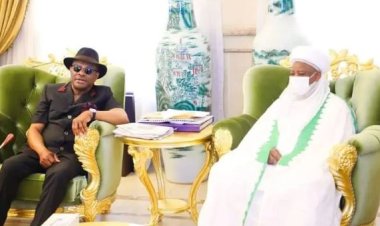PHOTOS: Wike Hosts Sultan Of Sokoto